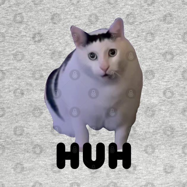 Huh Cat Meme by LaroyaloTees